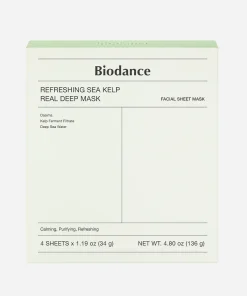 پک ۴ عددی ماسک جلبک دریایی بایودنس Biodance