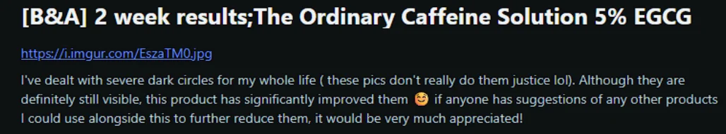 سرم دورچشم ضد تیرگی و پف کافئین اوردینری